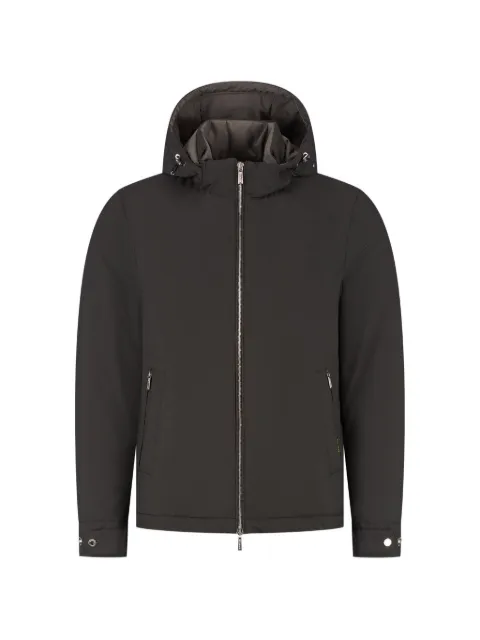 Moorer hooded jacket Brown MOUGI100090TEPA023U0
