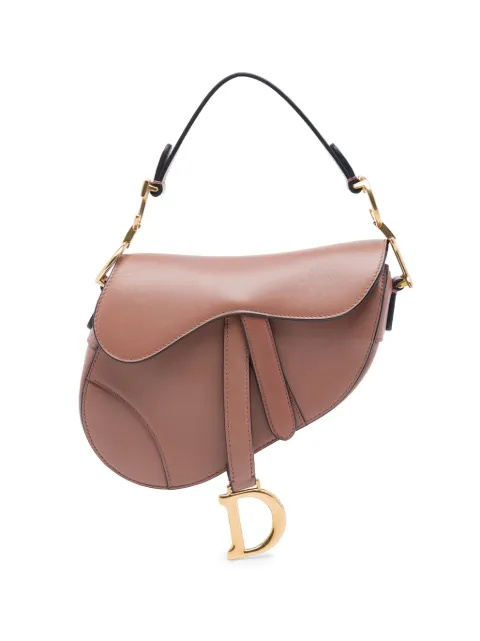 Christian Dior Pre-Owned 2018 Mini Smooth Calfskin Saddle Bag satchel Brown E7V0S2Y3BNRL6HSZ