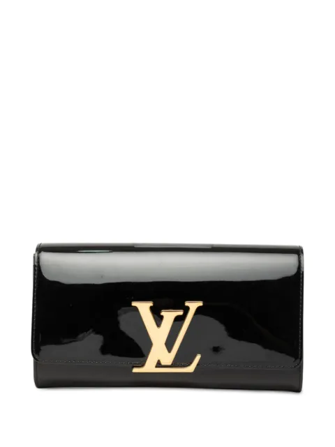 Louis Vuitton Pre-Owned 2014 Vernis Louise East West clutch bag Black ERUA29NOB3YT3HF1