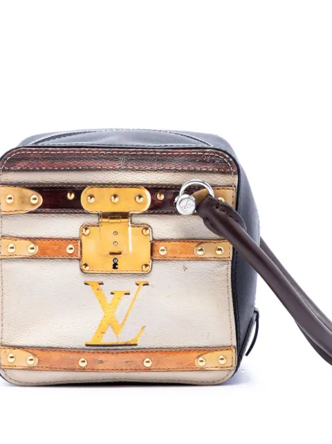 Louis Vuitton Pre-Owned 2018 Transformed Canvas Time Trunk Square Bag satchel Brown AIXVAZILXSYEIEDC