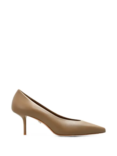 Max Mara leather pointed-toe pumps Neutrals 2624526331