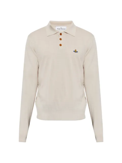 Vivienne Westwood wool polo Mark Neutrals 2701003NY005E