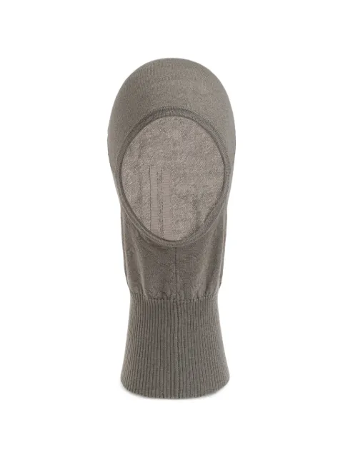 Rick Owens ribbed-knit cashmere balaclava Grey RU02F4478WS