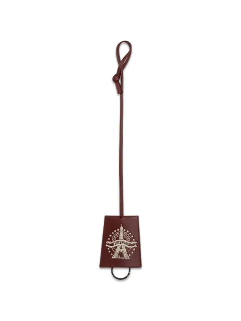 Kenzo Eiffel Tower leather bag charm Red FG68AC950L30