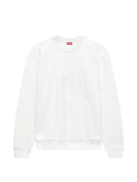 Kenzo Tulip embroidered sweatshirt White FG65SW2744MJ