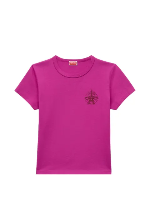 Kenzo Eiffel Tower T-shirt Pink FG62TS2774SG