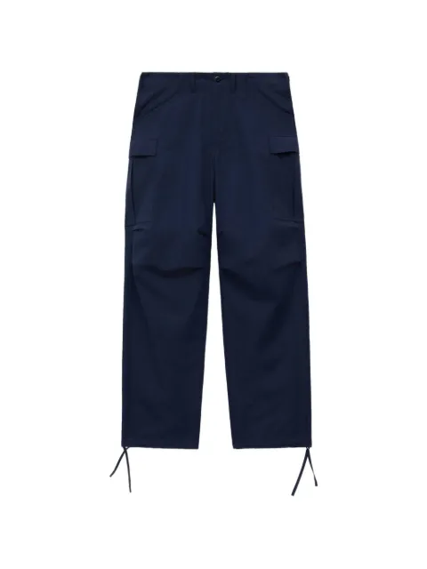Kenzo Varsity embroidered cargo pants Blue FG65PA2499PK