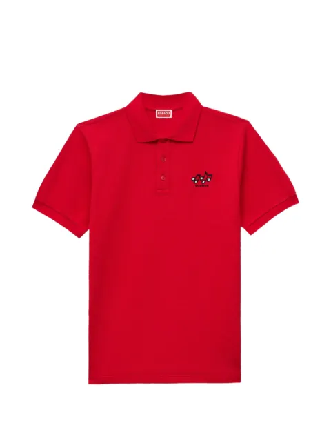 Kenzo Kenzo Sounds polo shirt Red FG65PO1574PU