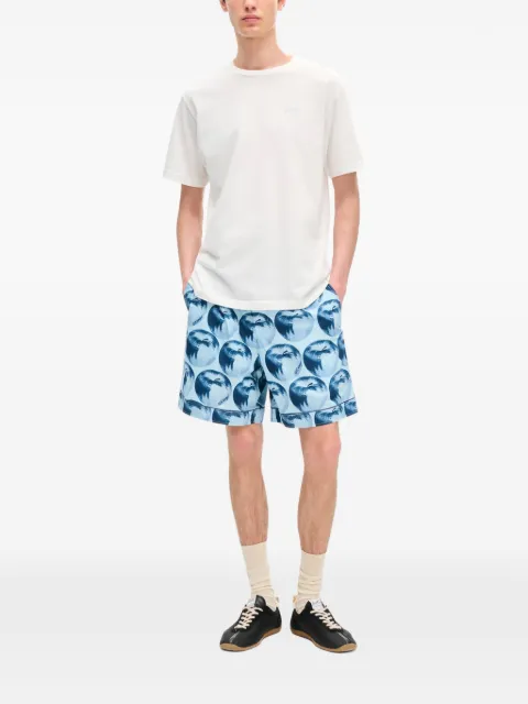 Kenzo Apple Pop bermuda shorts Blue FG65SH5129D2