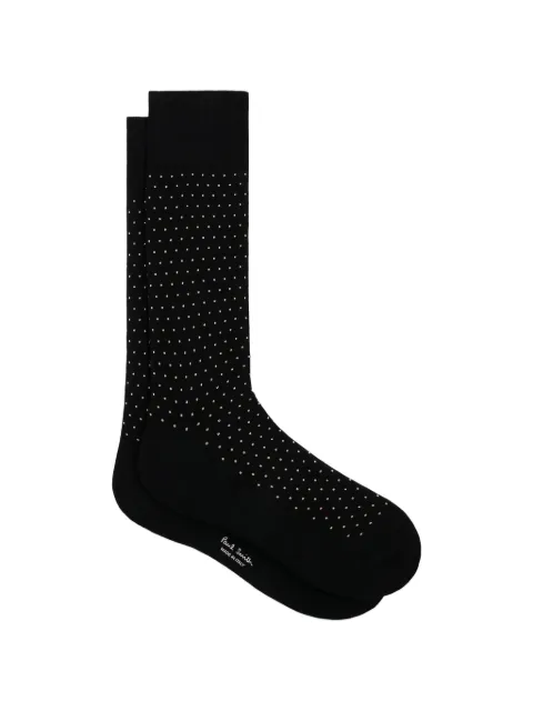Paul Smith black polka dot socks Black M1A800MOT684