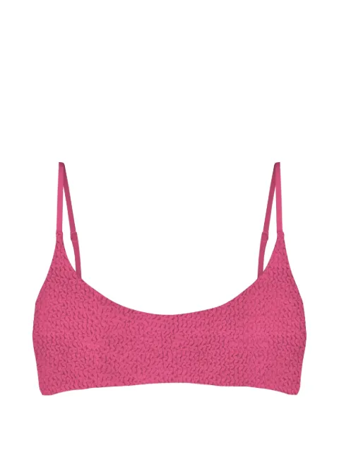 MC2 Saint Barth Judy crinkled bikini top Pink JUDYW00297H