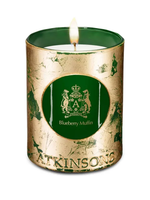 ATKINSONS blueberry muffin scented candle Gold 8011003888153