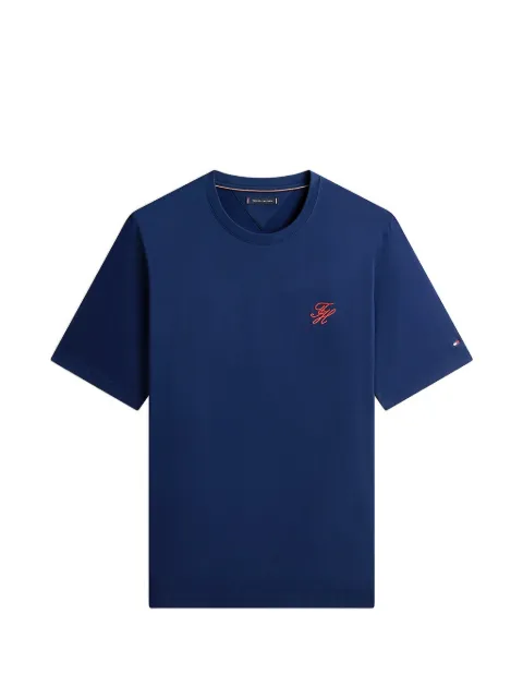Tommy Hilfiger Plus logo-embroidery T-shirt Blue FMW0MW44069