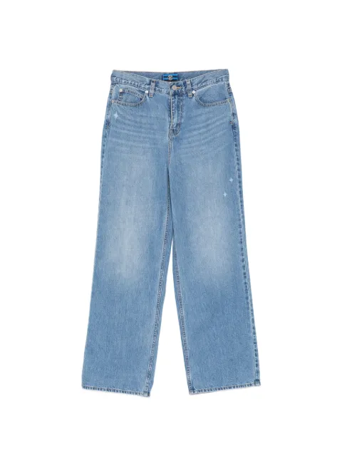 SPORT b. by agnès b. logo-embroidered jeans Blue PB86QUD2