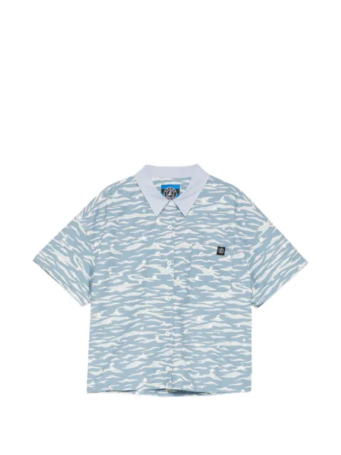 SPORT b. by agnès b. all-over graphic-print shirt Blue C694QI4U
