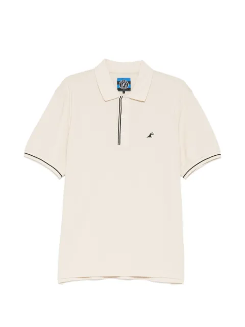 SPORT b. by agnès b. logo-embroidered polo shirt Neutrals 1758QE5W