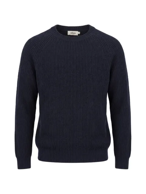 Altea ribbed-knit raglan-sleeve sweater Blue 2661022