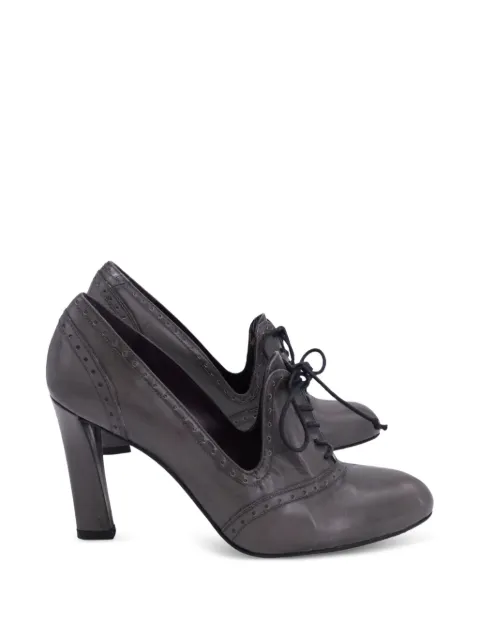 Stuart Weitzman lace-up wingtip pumps Grey NAPPUUSSH367795W