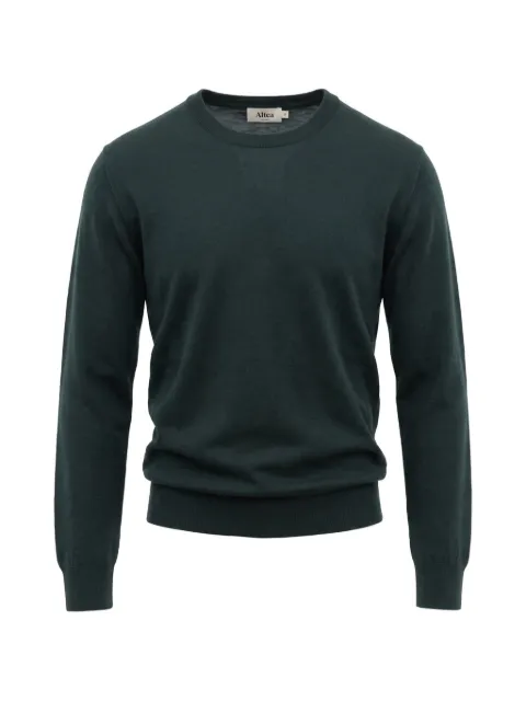 Altea fine-knit crew-neck sweater Green 2661301