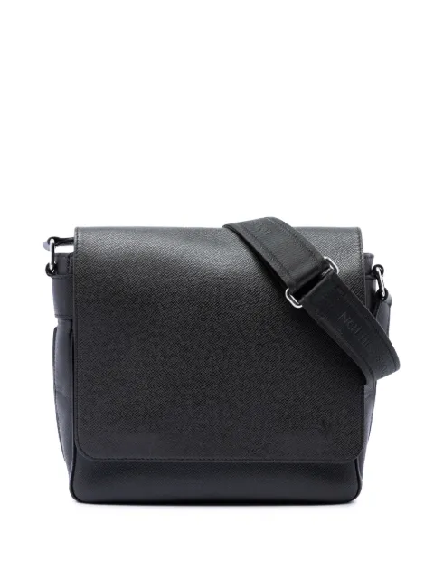 Louis Vuitton Pre-Owned 2014 Taiga Roman MM crossbody bag Black I9UPLONP3JLYAQ1U