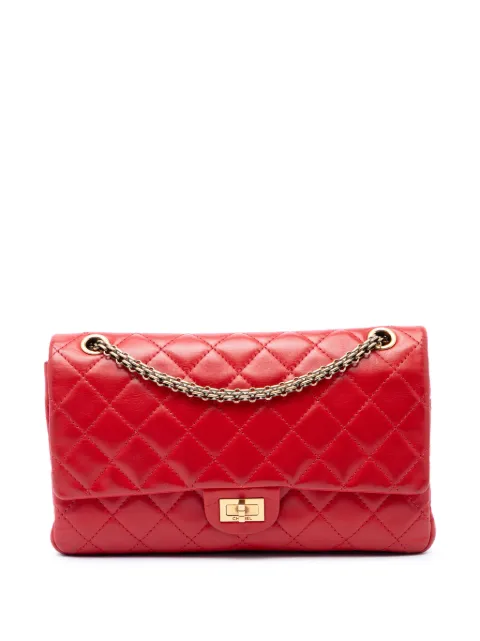 CHANEL Pre-Owned 2009-2010 Quilted Lambskin Reissue 2.55 Double Flap 226 shoulder bag Red CLYRUBM39RE99FVE