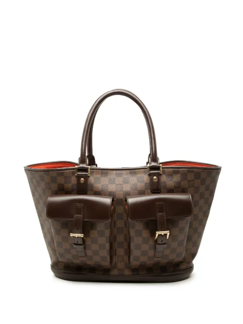 Louis Vuitton Pre-Owned 2005 Damier Ebene Manosque GM tote bag Brown MK2Y5XVXGQACIXP0