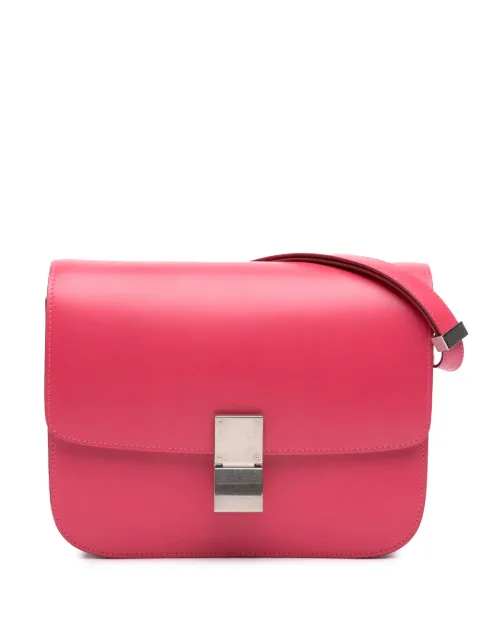 Celine Pre-Owned 2017 Medium Calfskin Classic Box crossbody bag Pink CE9YQAHN7E68MM5P