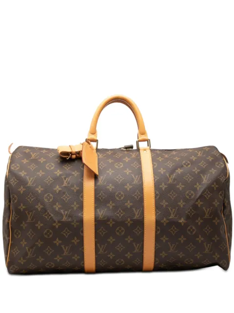 Louis Vuitton Pre-Owned 1996 Monogram Keepall 50 travel bag Brown HQPGKWQ00M6VV06A