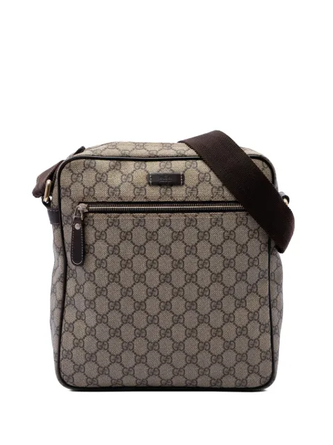 Gucci Pre-Owned 2016-2026 GG Supreme crossbody bag Neutrals Z5HP27CT1M9C0810