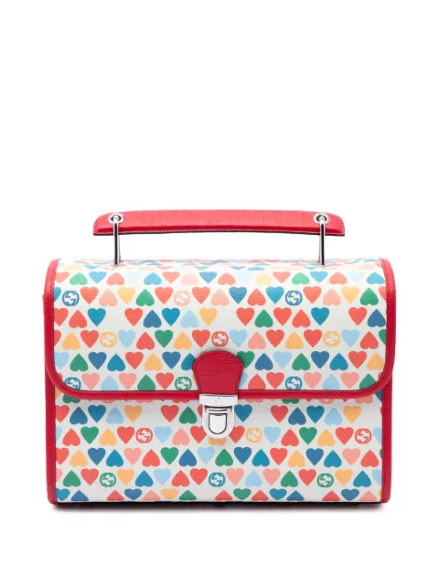 Gucci Pre-Owned 2016-2026 Childrens Coated Canvas Heart handbag Red WE5ZN72U1R20DTJ4