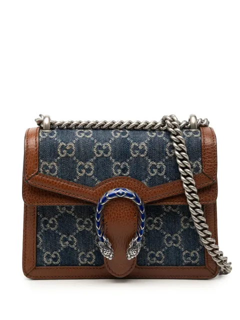 Gucci Pre-Owned 2016-2026 Small GG Denim Dionysus crossbody bag Blue 583HFGMC72YICN4J