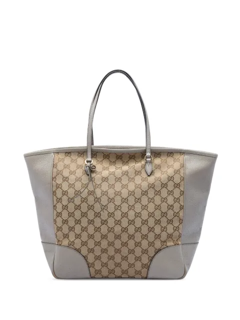 Gucci Pre-Owned 2016-2026 GG Canvas and Leather Bree tote bag Neutrals TQIGL43ZCGG1T0IK