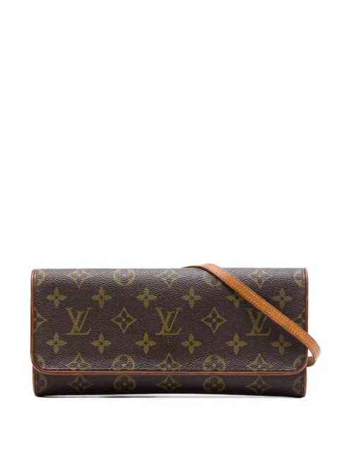 Louis Vuitton Pre-Owned 2001 Monogram Pochette Twin GM crossbody bag Brown TH6NZI1QMEB22GE5