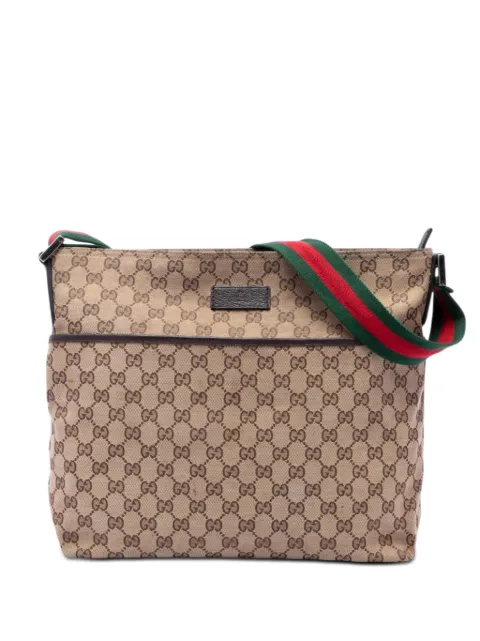 Gucci Pre-Owned 2016-2026 GG Canvas Web crossbody bag Neutrals 31TR2GWGWJ3Z6HOV