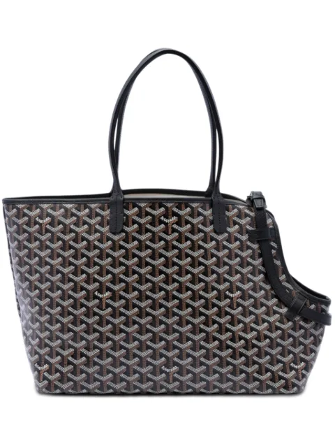 Goyard Pre-Owned 2022 Goyardine Chien Gris Pet Carrier travel bag Black QS8XETB0QZZJBJWH