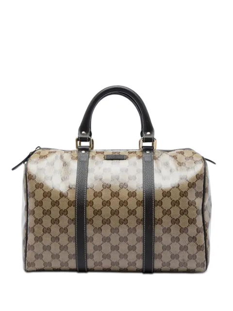 Gucci Pre-Owned 2016-2026 Medium GG Crystal Joy boston bag Neutrals P729XFYVMZ06SHYI