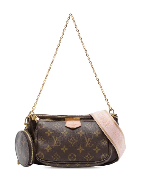 Louis Vuitton Pre-Owned 2020 Monogram Multi Pochette Accessoires satchel Brown OP6Q4OVIA4WM1A4U