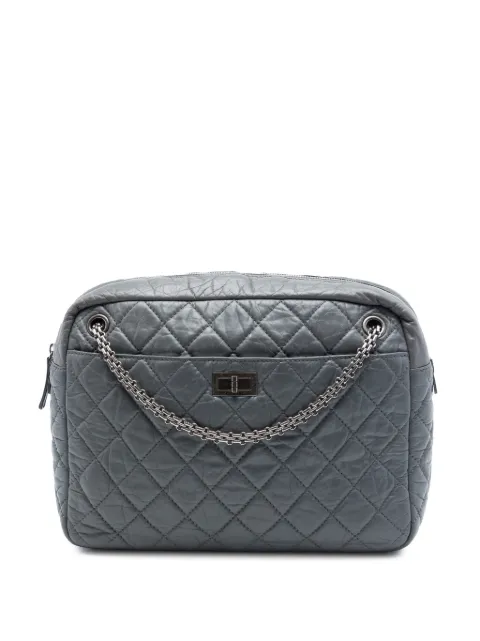 CHANEL Pre-Owned 2008-2009 Large Quilted Calfskin Reissue 2.55 Camera Bag shoulder bag Grey O6KHBOFAI8HG4TU7