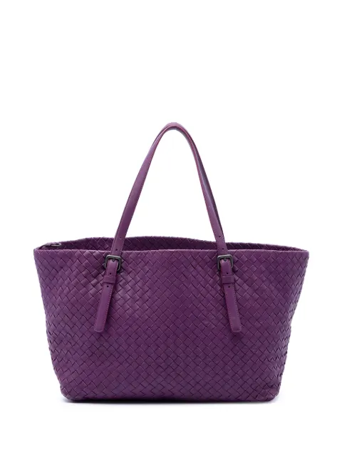 Bottega Veneta Pre-Owned 2012-2026 Medium Nappa Intrecciato Cesta tote bag Purple NU7GPSVN8JZ7BE85
