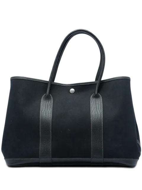 Hermès Pre-Owned 2004 Toile and Negonda Garden Party 36 tote bag Black MYG4SDAW5DT9HIOD