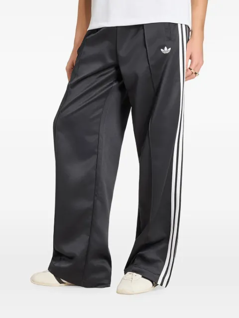 adidas satin SST loose track pants Black KS9372