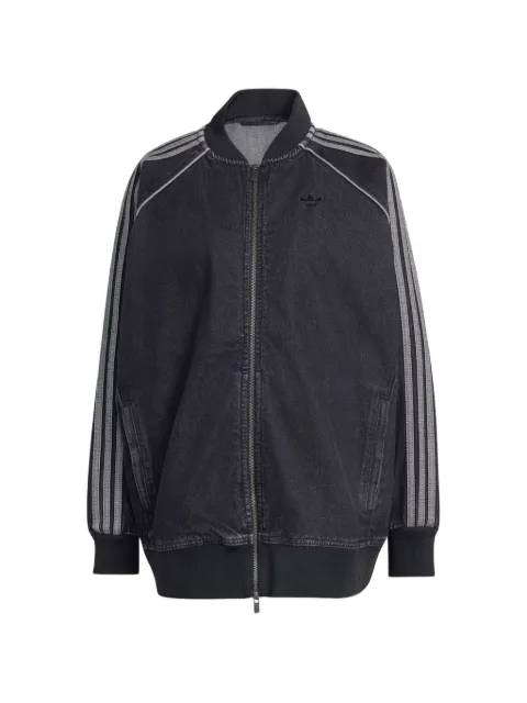 adidas SST oversized denim tracktop Black KQ6471