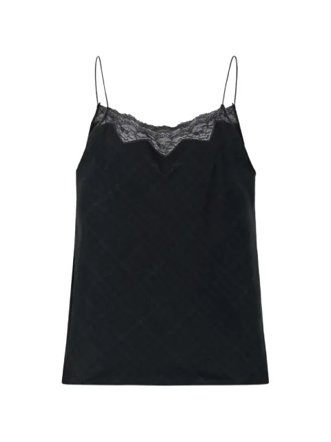 Wooyoungmi lace-trim camisole top Grey M261TS16