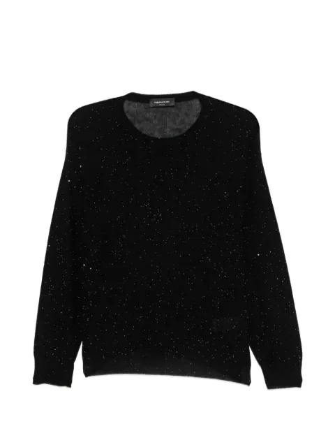 Fabiana Filippi sequin-embellished wool sweater Black MAD216F102D722825