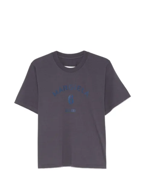 MM6 Maison Margiela logo-print T-shirt Grey S62GD0225M20048