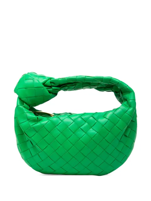 Bottega Veneta Pre-Owned 2012-2026 Mini Nappa Intrecciato Jodie hobo bag Green 35TUD3W90BLGTTGG