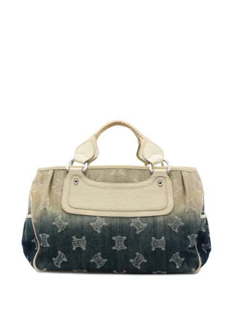 Celine Pre-Owned 2000-2026 Macadam Denim Ombre Boogie handbag Blue US8RNWZ1XMI2DE7W