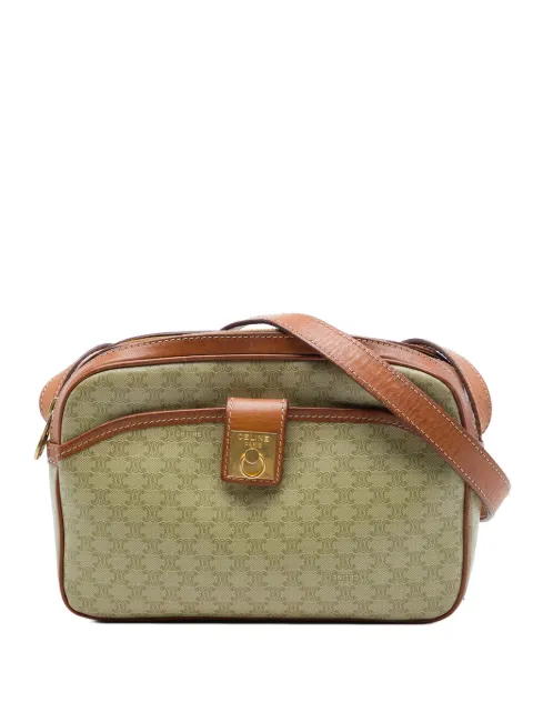 Celine Pre-Owned 2013 Macadam Coated Canvas crossbody bag Neutrals TOBM83YGWCNUQ6DC