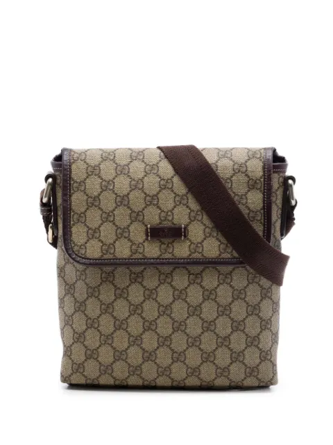 Gucci Pre-Owned 2016-2026 GG Supreme crossbody bag Neutrals 4EHG1V226OCO3FT8
