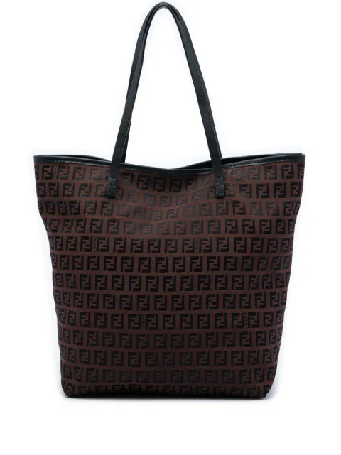 Fendi Pre-Owned 2000-2010 Zucchino Canvas tote bag Brown ROUI47P0TV9WLIPM
